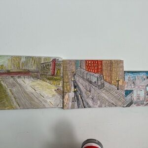 Chicago Canvas Art Trio